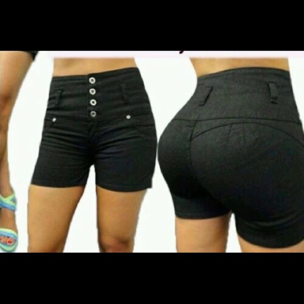 Diva Jeans High Waist Shorts - Picture 1 of 2